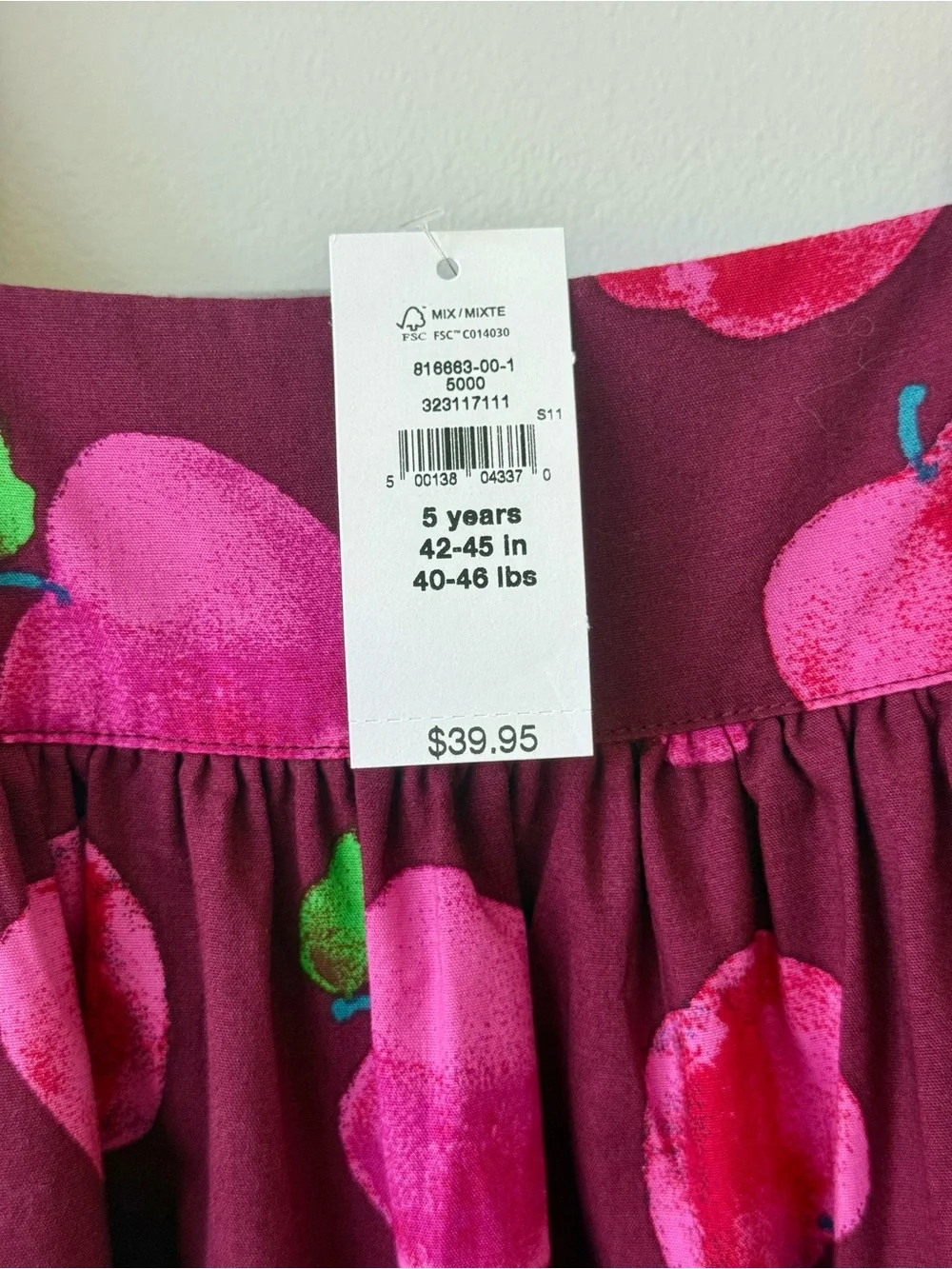 NWT GAP Girl Dress (Size 5 years)